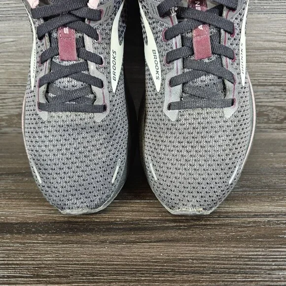 Brooks Adrenaline 22 GTS Rose Gray Shoes Sneakers 1203531B015 - Women's Size 10 - Picture 4 of 16